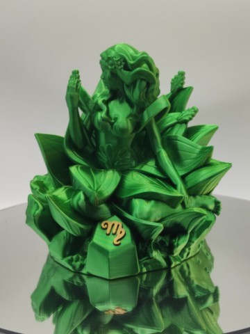 Signe de la Vierge d'une couleur + signe et pistils d'une autre couleur Signe de la Vierge